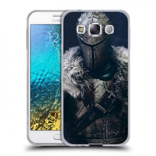 Дизайнерский пластиковый чехол для Samsung Galaxy E5 Dark souls