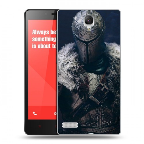 Дизайнерский силиконовый чехол для Xiaomi RedMi Note Dark souls