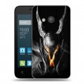 Дизайнерский силиконовый чехол для Alcatel One Touch Pixi 4 (4) Dark souls