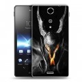 Дизайнерский пластиковый чехол для Sony Xperia TX Dark souls