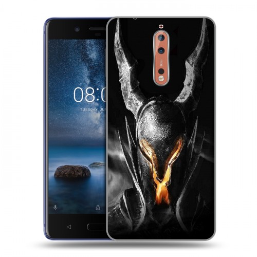 Дизайнерский пластиковый чехол для Nokia 8 Dark souls