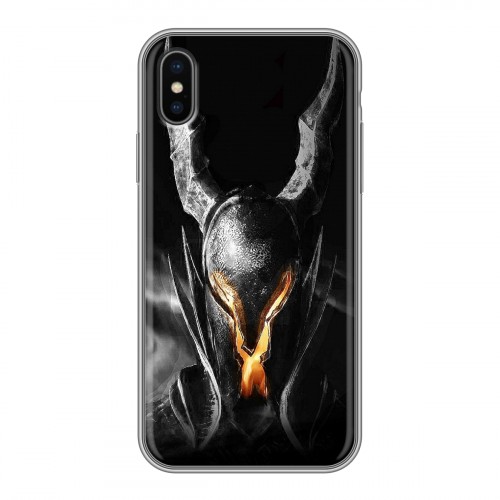 Дизайнерский силиконовый чехол для Iphone x10 Dark souls