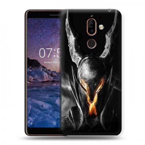 Дизайнерский пластиковый чехол для Nokia 7 Plus Dark souls