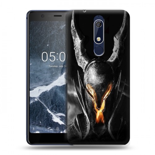 Дизайнерский пластиковый чехол для Nokia 5.1 Dark souls