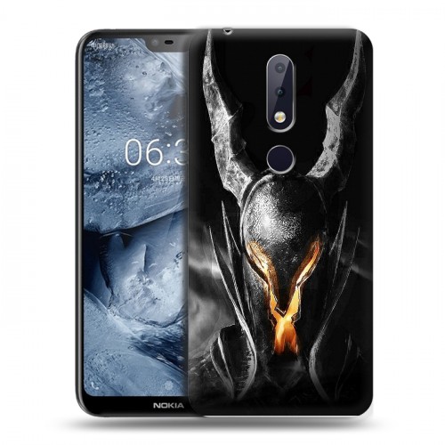 Дизайнерский пластиковый чехол для Nokia 6.1 Plus Dark souls