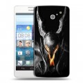 Дизайнерский пластиковый чехол для Huawei Ascend D2 Dark souls