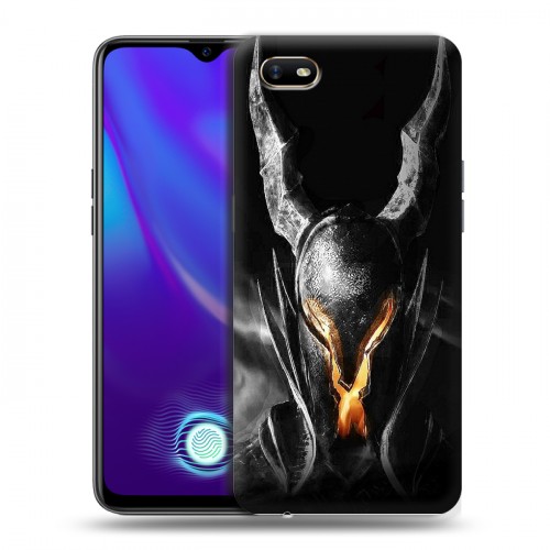 Дизайнерский силиконовый с усиленными углами чехол для OPPO A1k Dark souls