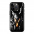 Дизайнерский силиконовый чехол для Iphone 14 Pro Dark souls