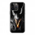 Дизайнерский силиконовый с усиленными углами чехол для Iphone 14 Pro Max Dark souls