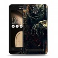 Дизайнерский пластиковый чехол для ASUS Zenfone Go Dark souls