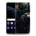 Дизайнерский пластиковый чехол для Huawei P10 Dark souls