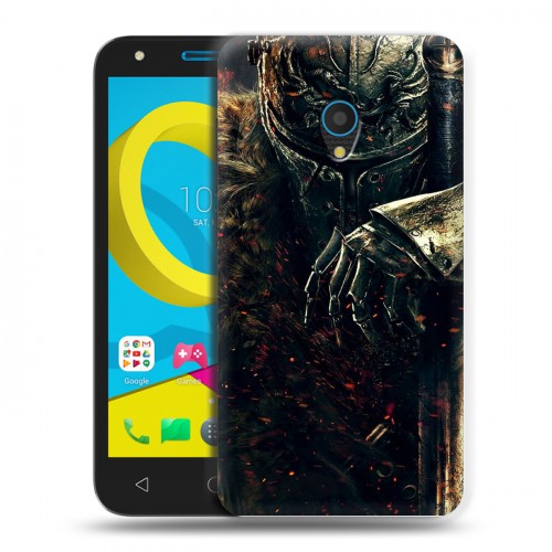 Дизайнерский пластиковый чехол для Alcatel U5 Dark souls