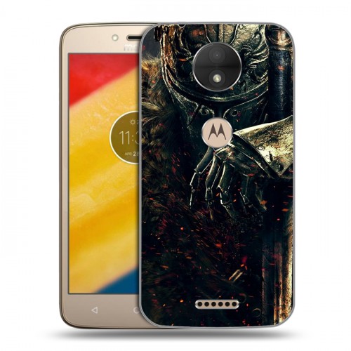 Дизайнерский пластиковый чехол для Motorola Moto C Dark souls
