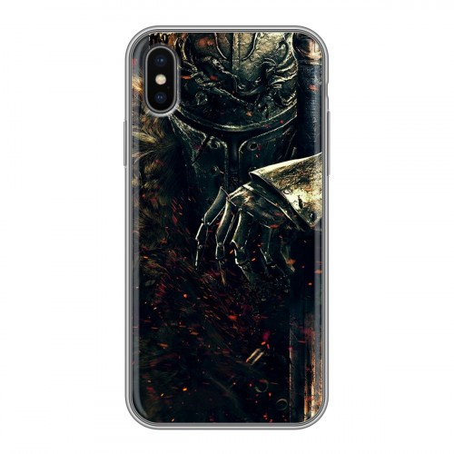 Дизайнерский силиконовый чехол для Iphone x10 Dark souls