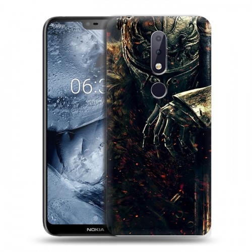 Дизайнерский силиконовый чехол для Nokia 6.1 Plus Dark souls