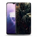 Дизайнерский пластиковый чехол для OnePlus 7 Dark souls