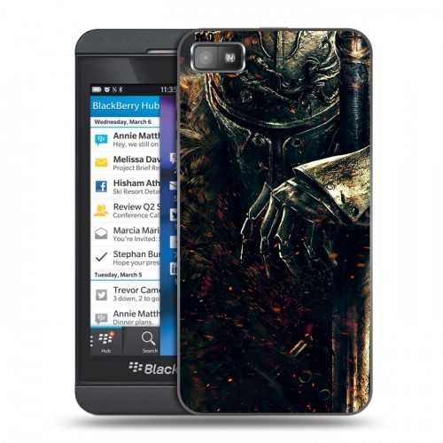 Дизайнерский пластиковый чехол для BlackBerry Z10 Dark souls