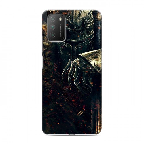 Дизайнерский пластиковый чехол для Xiaomi Poco M3 Dark souls