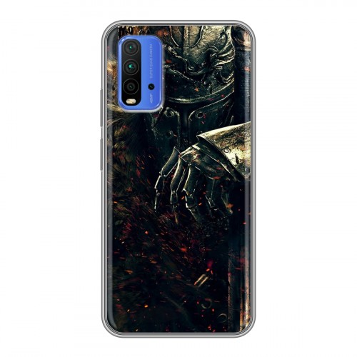 Дизайнерский силиконовый чехол для Xiaomi RedMi 9T Dark souls