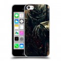 Дизайнерский пластиковый чехол для Iphone 5c Dark souls