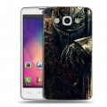 Дизайнерский пластиковый чехол для LG L60 Dark souls