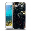 Дизайнерский пластиковый чехол для Samsung Galaxy E5 Dark souls