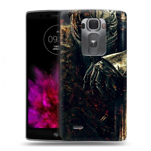 Дизайнерский пластиковый чехол для LG G Flex 2 Dark souls