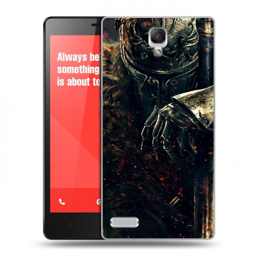 Дизайнерский пластиковый чехол для Xiaomi RedMi Note Dark souls