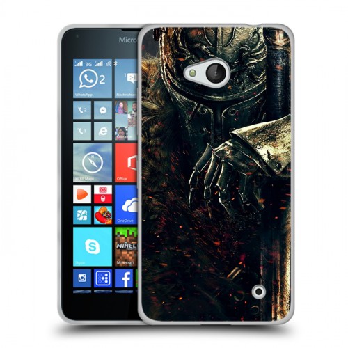 Дизайнерский пластиковый чехол для Microsoft Lumia 640 Dark souls