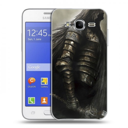 Дизайнерский пластиковый чехол для Samsung Galaxy J7 Dark souls