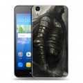 Дизайнерский пластиковый чехол для Huawei Y6 Dark souls