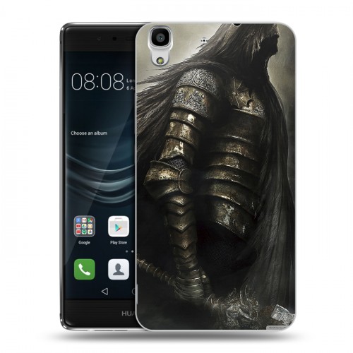 Дизайнерский пластиковый чехол для Huawei Y6II Dark souls