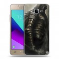 Дизайнерский силиконовый с усиленными углами чехол для Samsung Galaxy J2 Prime Dark souls
