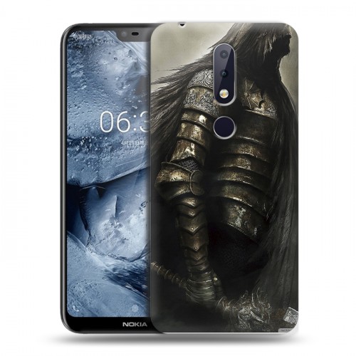 Дизайнерский пластиковый чехол для Nokia 6.1 Plus Dark souls