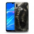 Дизайнерский пластиковый чехол для Huawei Y6 (2019) Dark souls