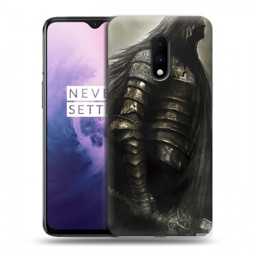 Дизайнерский пластиковый чехол для OnePlus 7 Dark souls