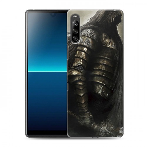 Дизайнерский силиконовый с усиленными углами чехол для Sony Xperia L4 Dark souls