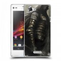 Дизайнерский пластиковый чехол для Sony Xperia L Dark souls