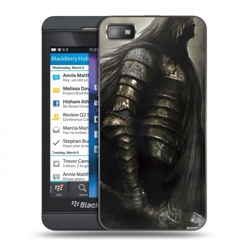 Дизайнерский пластиковый чехол для BlackBerry Z10 Dark souls