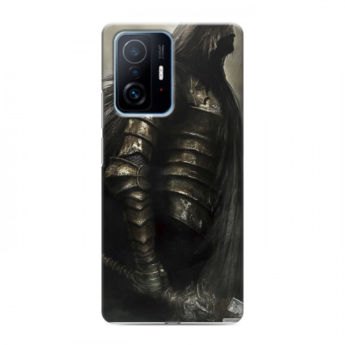 Дизайнерский силиконовый с усиленными углами чехол для Xiaomi 11T Dark souls