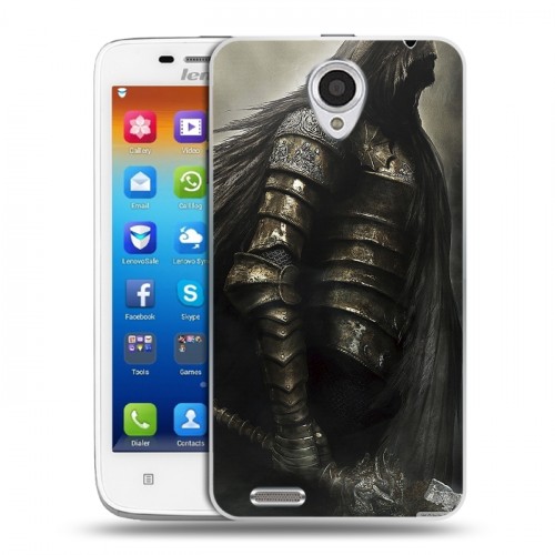 Дизайнерский пластиковый чехол для Lenovo S650 Ideaphone Dark souls