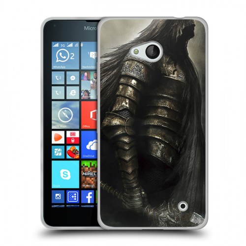 Дизайнерский пластиковый чехол для Microsoft Lumia 640 Dark souls