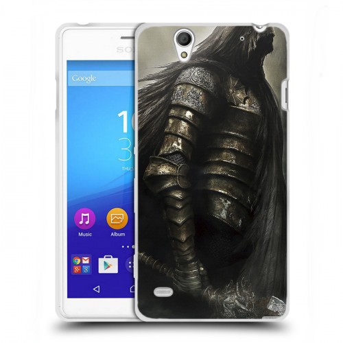 Дизайнерский пластиковый чехол для Sony Xperia C4 Dark souls