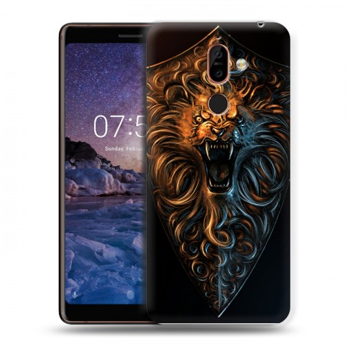 Дизайнерский пластиковый чехол для Nokia 7 Plus Dark souls