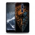 Дизайнерский пластиковый чехол для Nokia 5.1 Dark souls