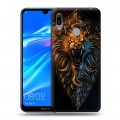 Дизайнерский пластиковый чехол для Huawei Y6 (2019) Dark souls