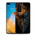 Дизайнерский силиконовый с усиленными углами чехол для Huawei P40 Dark souls