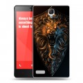 Дизайнерский пластиковый чехол для Xiaomi RedMi Note Dark souls