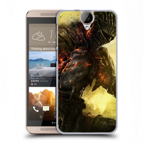 Дизайнерский пластиковый чехол для HTC One E9+ Dark souls