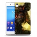 Дизайнерский пластиковый чехол для Sony Xperia Z3+ Dark souls